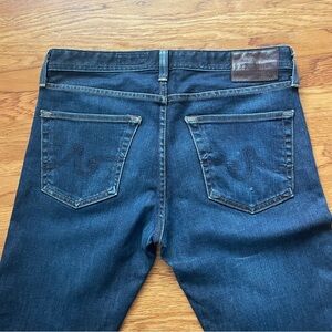 AG Adriano Goldschmeid slim straight Classic Blue Denim Jeans 34x28